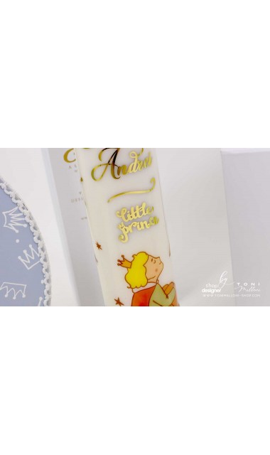 Trusou de botez cu broderie personalizata pentru baieti, Micul print, Le petit prince  14
